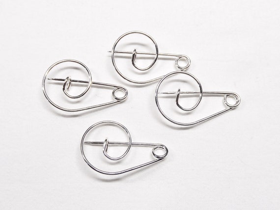 Charm holder brooch pin discount