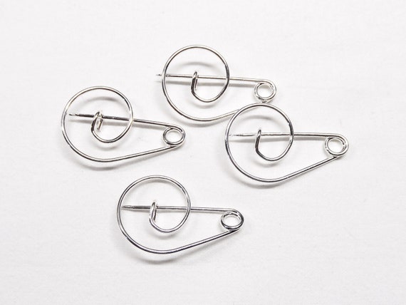 Silver Brooch - Safety Pin