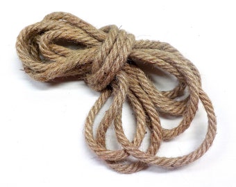 6mm X 5m Braided Hemp Rope – Antique Style For Clocks & Decor