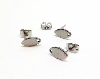 Confezione Da 2 Chiusure Per Orecchini A Perno Molto Resistenti, Argento 925 Prcode Nvl 208x