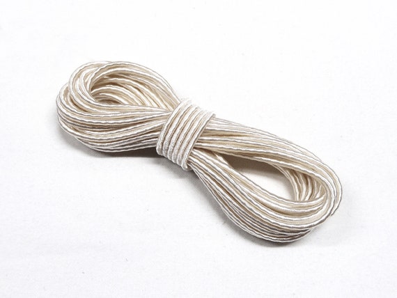 2mm White Wrapped Silk Satin Cord, Soutache Wrapped Thread Cord, Artificial  Silk Cord, Rope Cord 2 Yards/1,84m Approx.1 Piece 