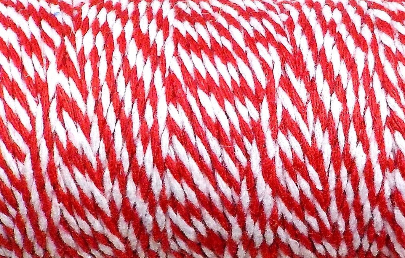 Red and White Bakers Twine