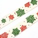 Cotton Printed Snowflake Ribbon, Christmas Ribbon, Home Decor Card Bag ...