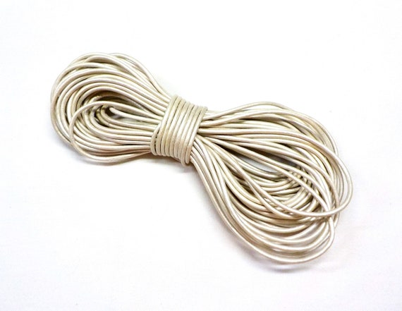 Leren Koord Natuurlijk 1 Mm - 50 Meter Rol Voor Sieraden En Knutselen