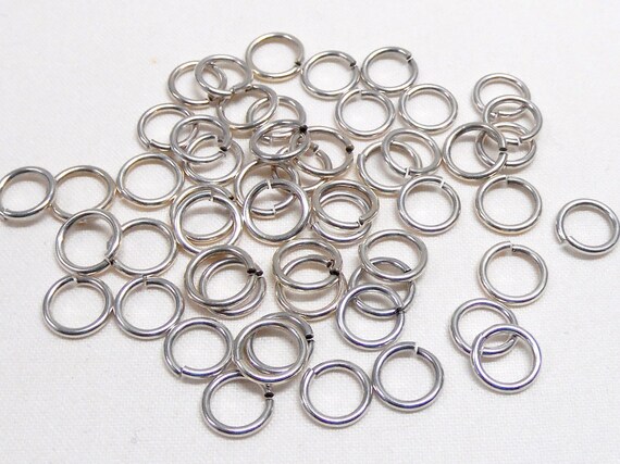 O-ring 10mm/6,5mm silver colored plated