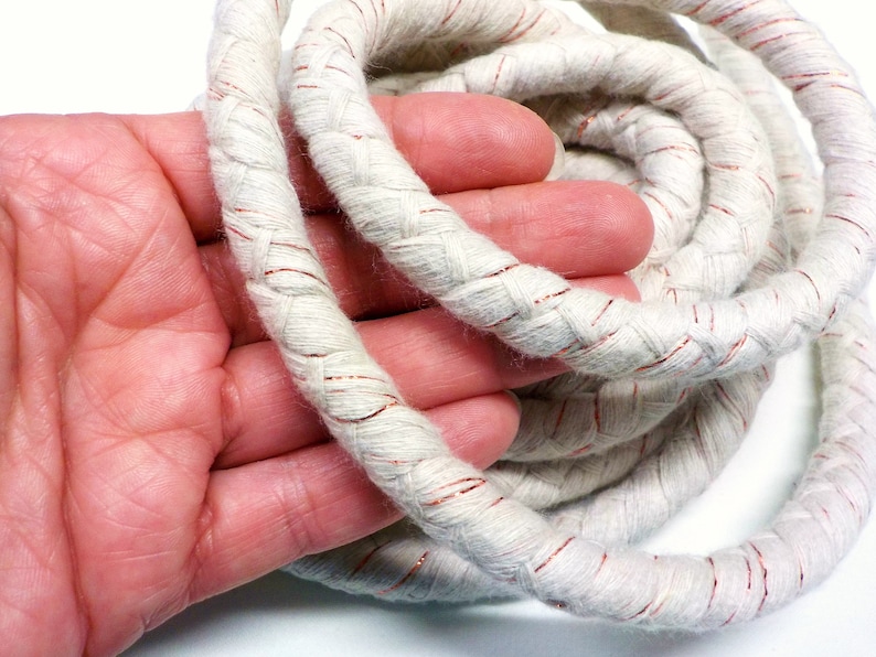 Beige Copper Wrapped Thread Rope Cord Covered Cording Fibre - Etsy