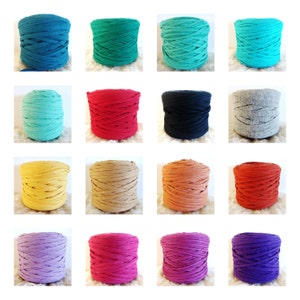 T-Shirt Yarn, Cotton T-Shirt Tricot, Fabric Jersey, Mix And Match - 3 pieces of 1 yard each