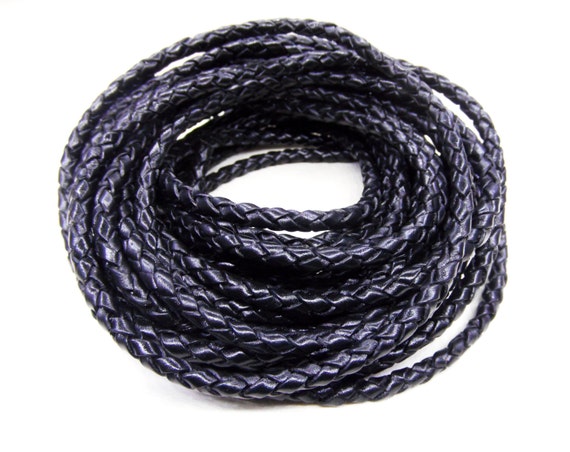 Greek Leather Cord - Black 2mm