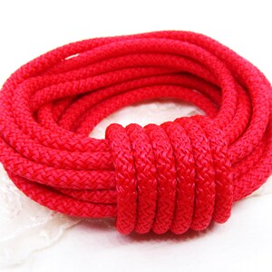 Red Climbing Cord, Semisoft Rope Cord, Round Cord 5mm Approx. - 2 Yards ...