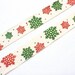 Cotton Printed Snowflake Ribbon, Christmas Ribbon, Home Decor Card Bag ...