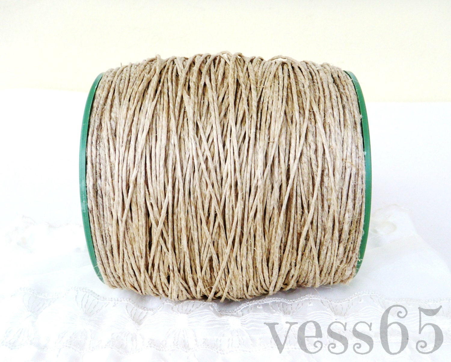 Natural Jute Twine, 4 Ply . 10 Yards of Natural Jute Craft Twine