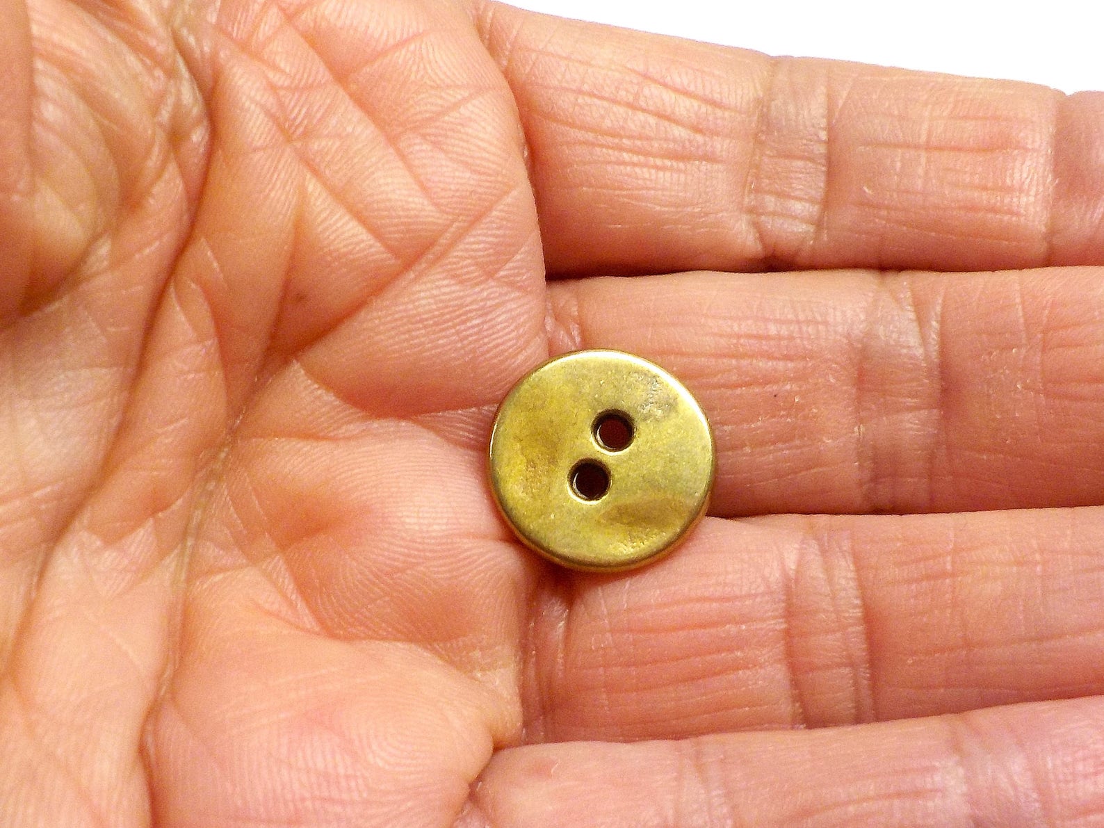 Bronze Round Buttons Greek Casting Metal Buttons 2 Holes Etsy