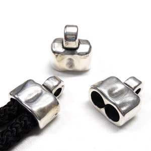 Fold Over Clasps with Tie Bar End Caps. Double Fold Over Clasp
