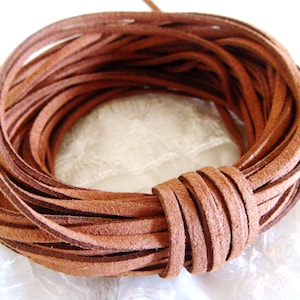 High Quality Suede Cord 3x15mm Terra Cotta Terracotta High - Etsy