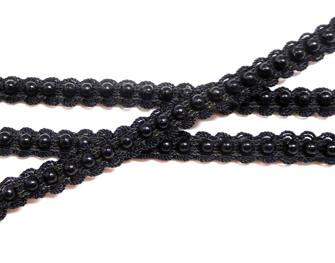 Black Ribbon With Pearls, Black Lace With Pearls, Choker Lace, Choker ...
