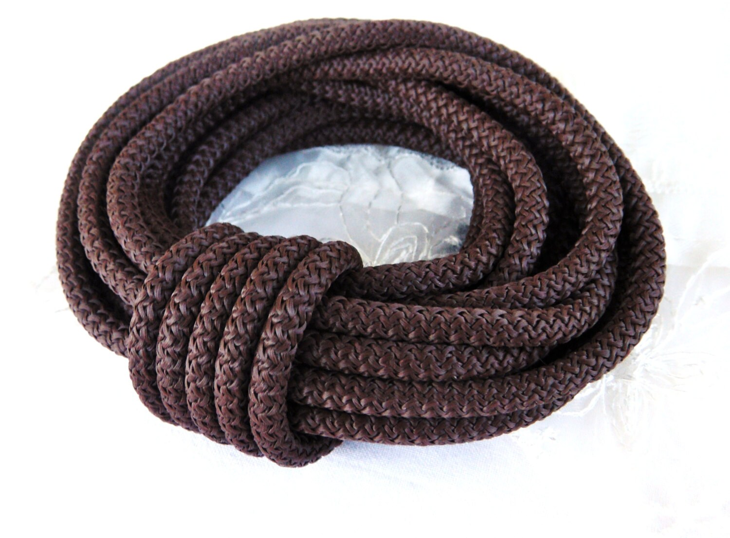 Brown Climbing Cord Semisoft Rope Cord Round Cord 5mm Etsy