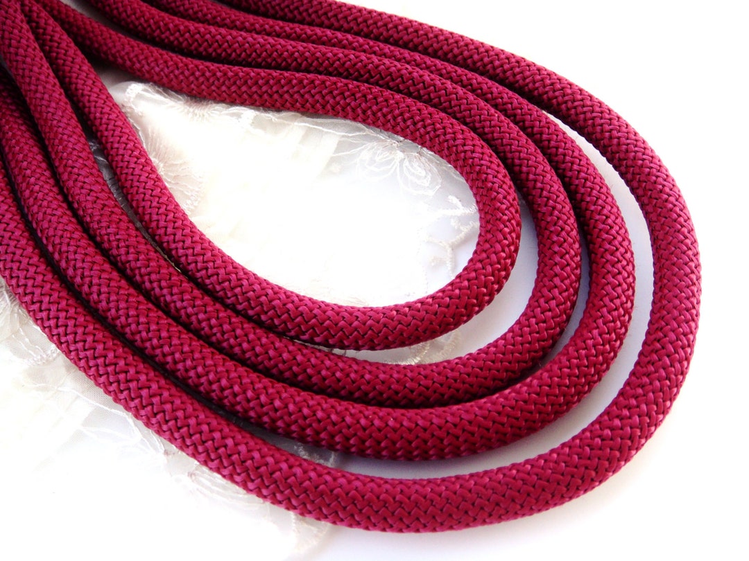 Braided Trim Rope Cord Semisoft Climbing Cord Bordeaux Dark Etsy