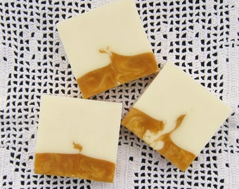 Tahitian Gardenia in Cream Shea Butter and Golden Glycerin with each bar unique and shipping included in The Continental US