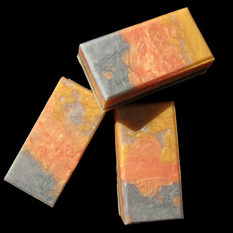 Sands of Morocco fragrance in Deep colors of Gold, Rose Gold, and Silver Glycerin Soap with Free Shipping in the Continental US image 3