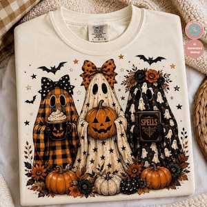 Tis The Season Spöke PNG, Pumpa Patch Spöken, Mentally I Am Here Sublimation Design, Coquette Halloween, Design, Söt Spökskjorta Png