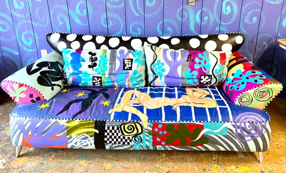 Painted sofa deals