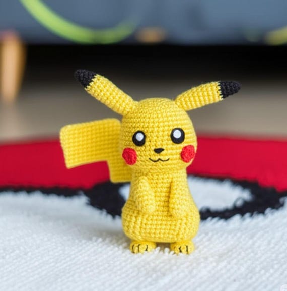 ポケモン編みぐるみかぎ針編みパターン：フシギダネ、ピカチュウ