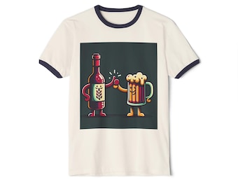 Camiseta unisex con estampado de cerveza vintage, camiseta retro de cervecería, camiseta hipster para amantes de la cerveza, camiseta de cerveza desgastada, merchandising de cerveza genial