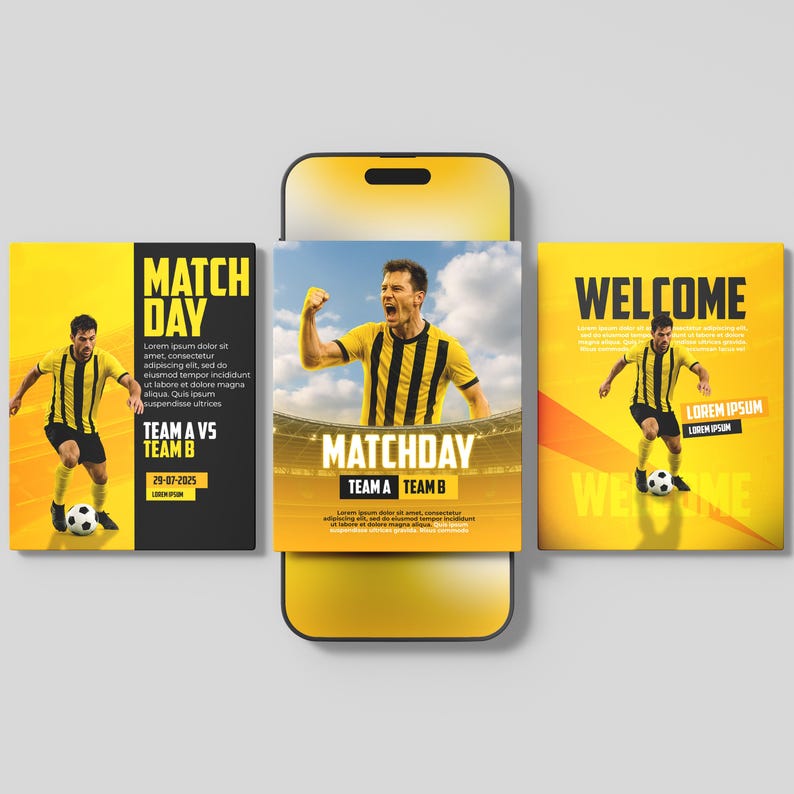 18 Sport Template – Bundle Poster Social Media