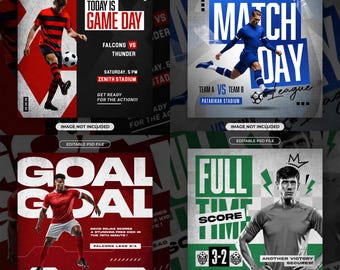 30 Sport Template – Poster Flyer Social Media Adobe Photoshop Bundle 8