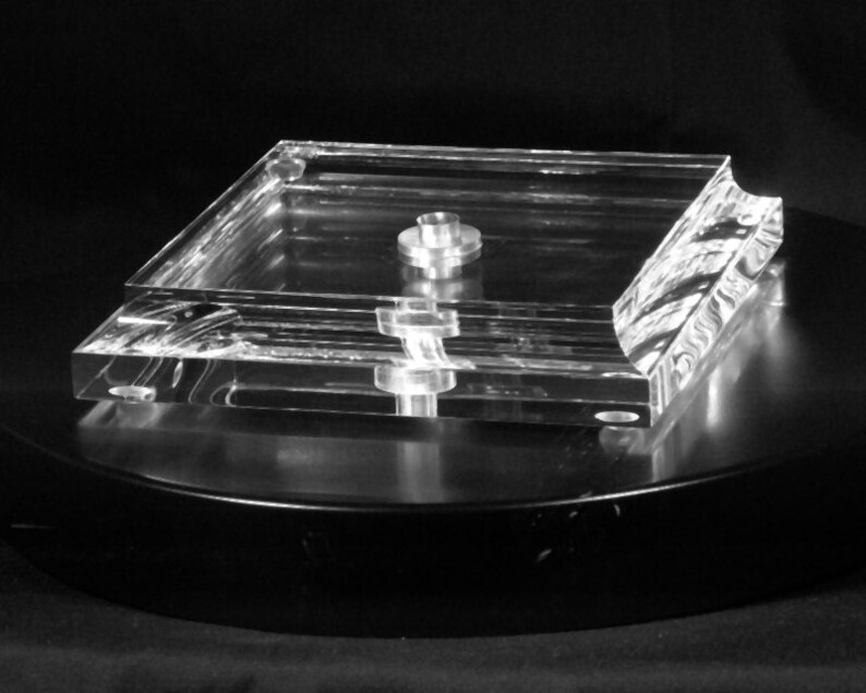 Square Lucite acrylic, Plexiglass Lamp Base, 1.25 Thick Etsy