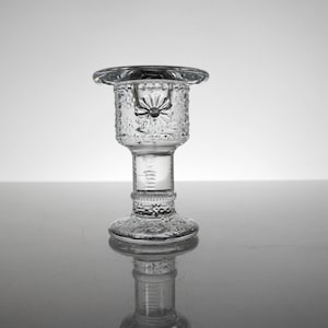 Vintage Retro 1970s Kosta Boda Daisy Icy Textured Candlestick by Rolf Sinnemark