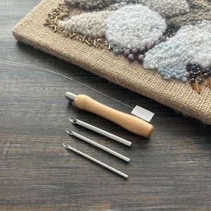 Adjustable Punch Needle tool medium Rug yarn