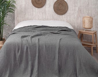 4-laags vintage mousseline sprei – 100% Turks katoen