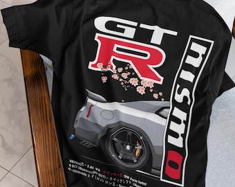 Gtr R35 レーシングTシャツデザイン、PNGデザイン、DTF、DTG、昇華転写、ポスター、トレンドデザイン、カーデザイン、デジタルアート、即時ダウンロード