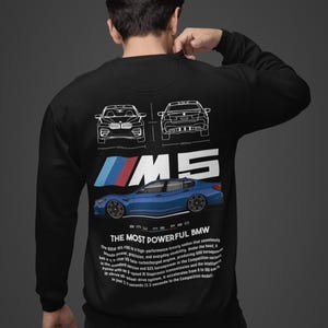 M5 Racing T-Shirt Png, Bmw Design, For DTF, DTG, Sublimation, Posters, Trending Design image 2