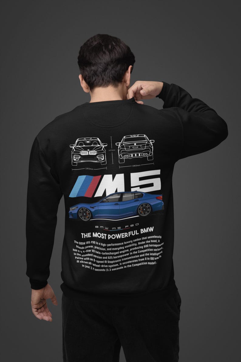 M5 Racing T-Shirt Png, Bmw Design, For DTF, DTG, Sublimation, Posters, Trending Design image 2