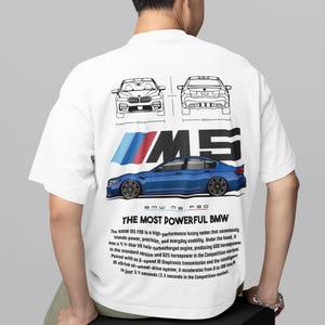 M5 Racing T-Shirt Png, Bmw Design, For DTF, DTG, Sublimation, Posters, Trending Design image 1