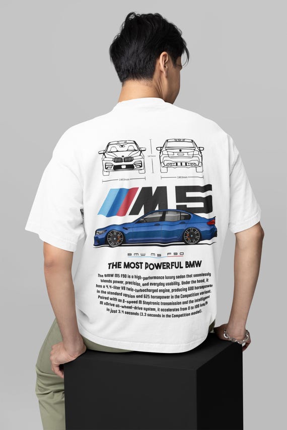 M5 Racing T-Shirt Png, Bmw Design, For DTF, DTG, Sublimation, Posters, Trending Design