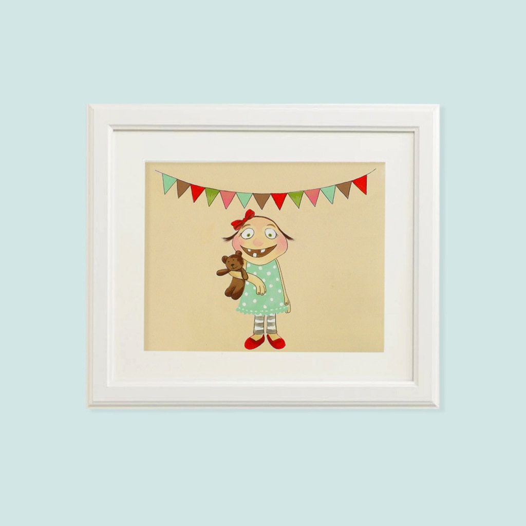 Baby girl prints Nursery prints girl Little girl prints Etsy