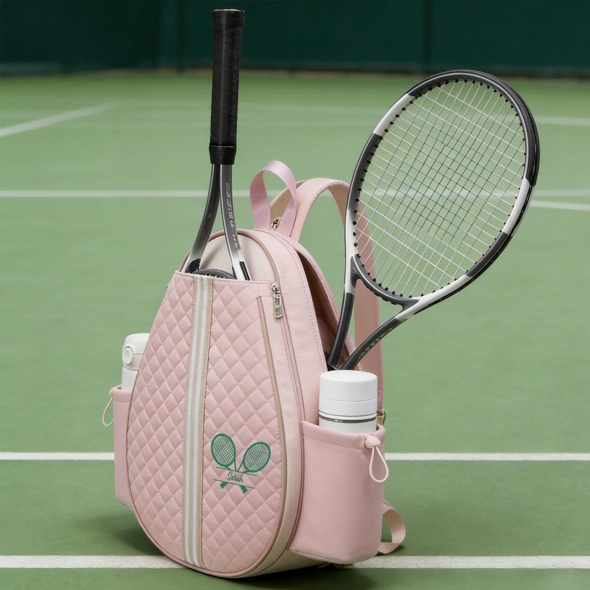 Housse Transport Raquette Bandoulière Housse De Transport Pour Raquette De Tennis - Sac Bandoulière En Tissu Oxford - Dimensions 72x30 Cm - Léger Et Résistant Housse Transport Raquette Tennis