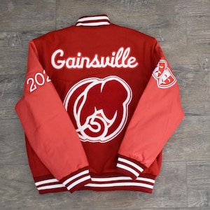 Custom Varsity Jacket Customized Letterman Leather Jacket Custom Bomber College Jacket Leather Motorcycle Varsity Jacket  Leather Jacket