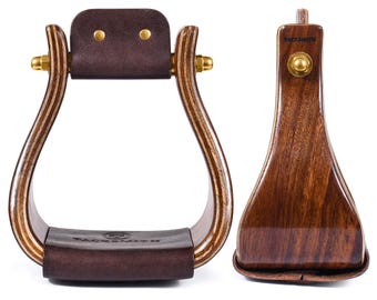 Buckaroo Taliwood Bell Stirrups: 4" Western Horse Tack