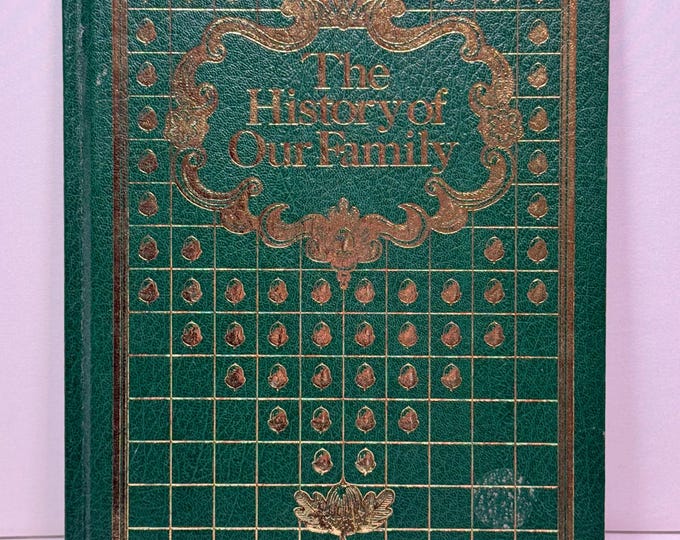 Vintage “history of Our Family” Family Tree Genealogy Hardcover Book - Etsy