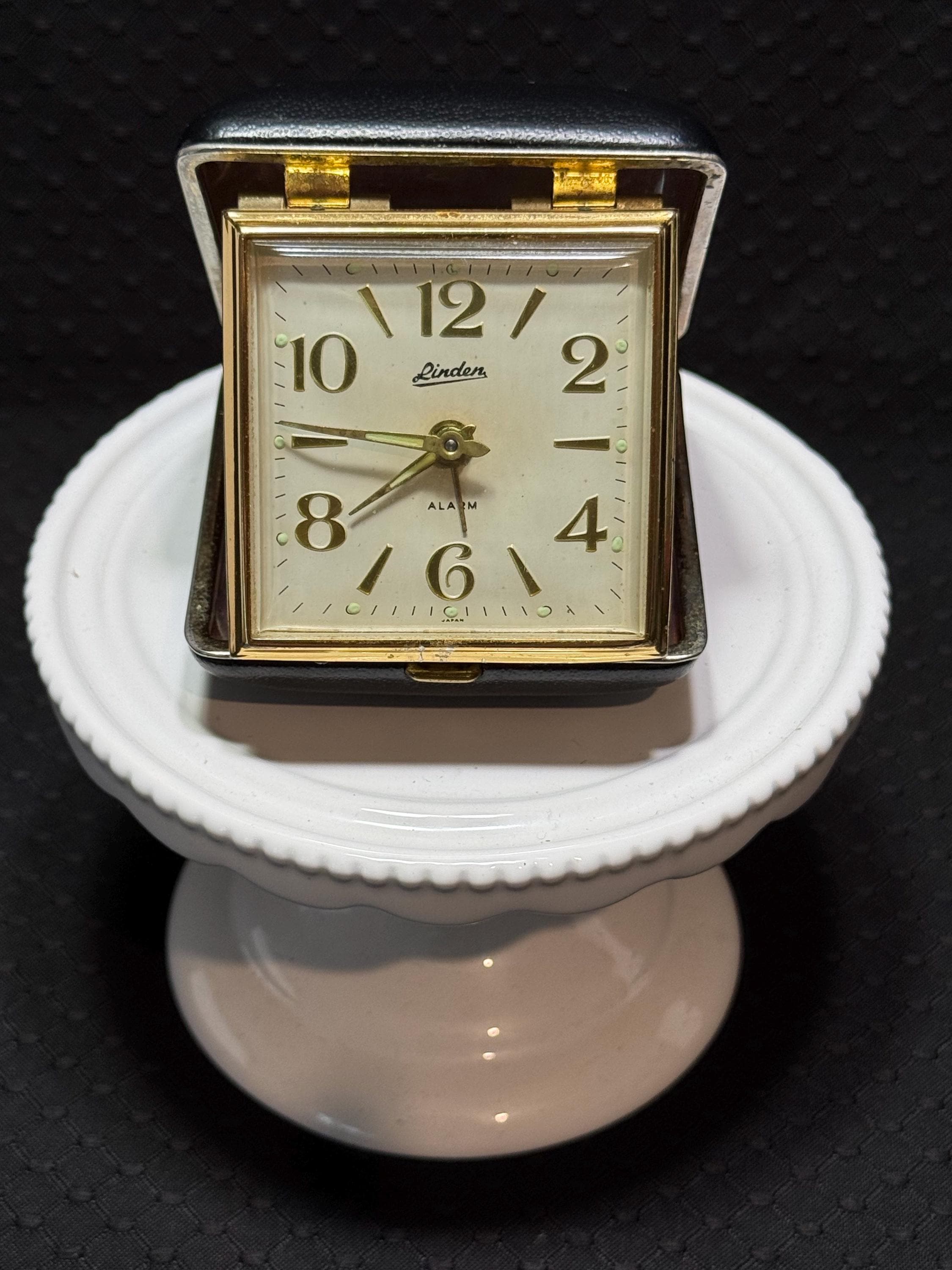 Vintage Linden Travel Alarm Clock - Etsy