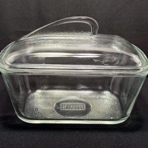 Glasbake Shark Fin Clear Glass kylskåpsskål