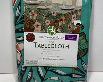 Huntington Hawaiian Flower Oblong Vinylbordsöverdrag helt nytt