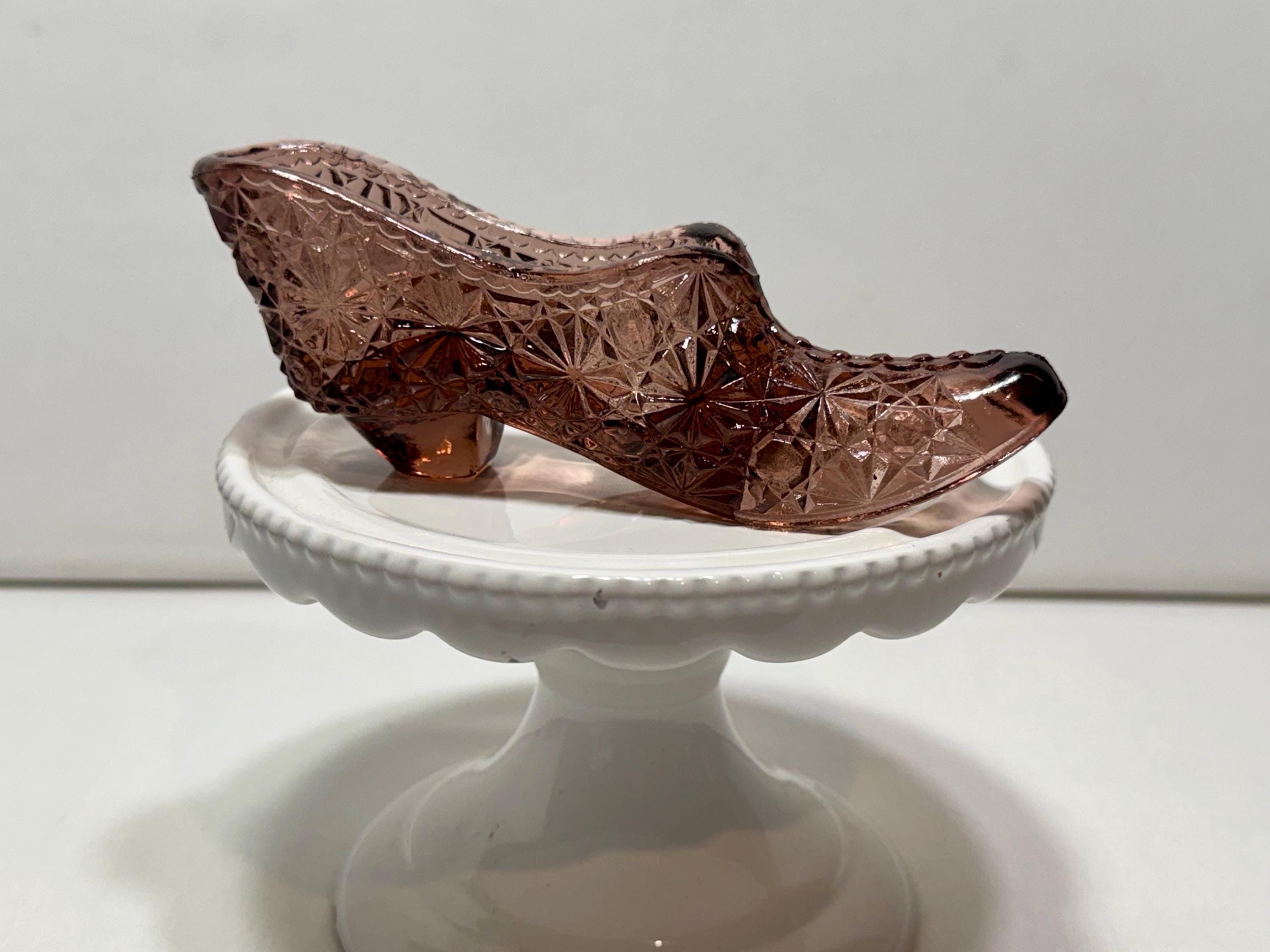 Fenton Glass Shoe - Etsy