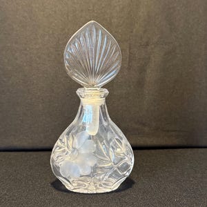 Vintage Princess House Crystal Romance Perfume Bottle with Stopper