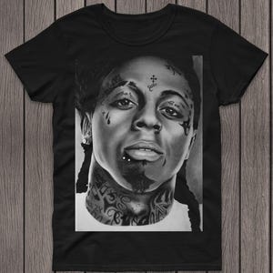 Camiseta de Lil Wayne, camiseta de Lil Wayne Tha Carter, camiseta retro de rap hip hop de los 90, camiseta informal unisex