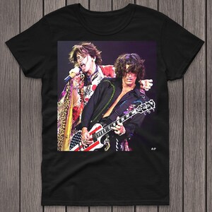 AEROSMITH Local Crew Rocks U.S. Tour 76-77 Adult T-shirt